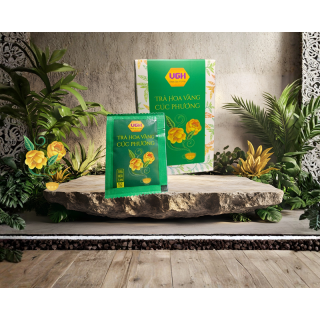 Trà hoa vàng Cúc Phương hòa tan 12goi